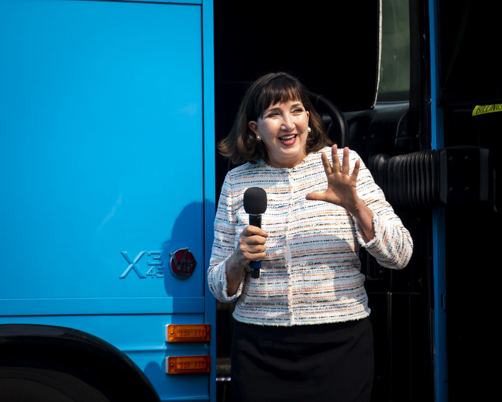 Jo Jorgensen campaign stop